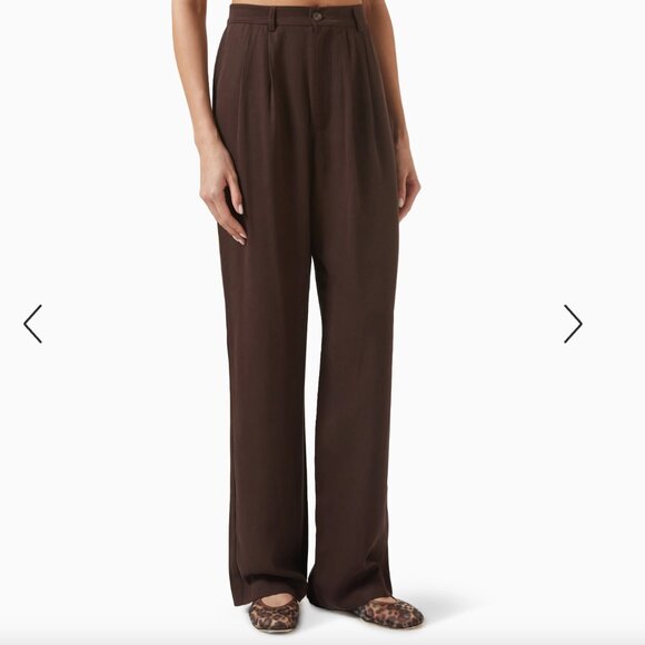 Reformation Mason Pant Brown - Petite 4 - Picture 2 of 5